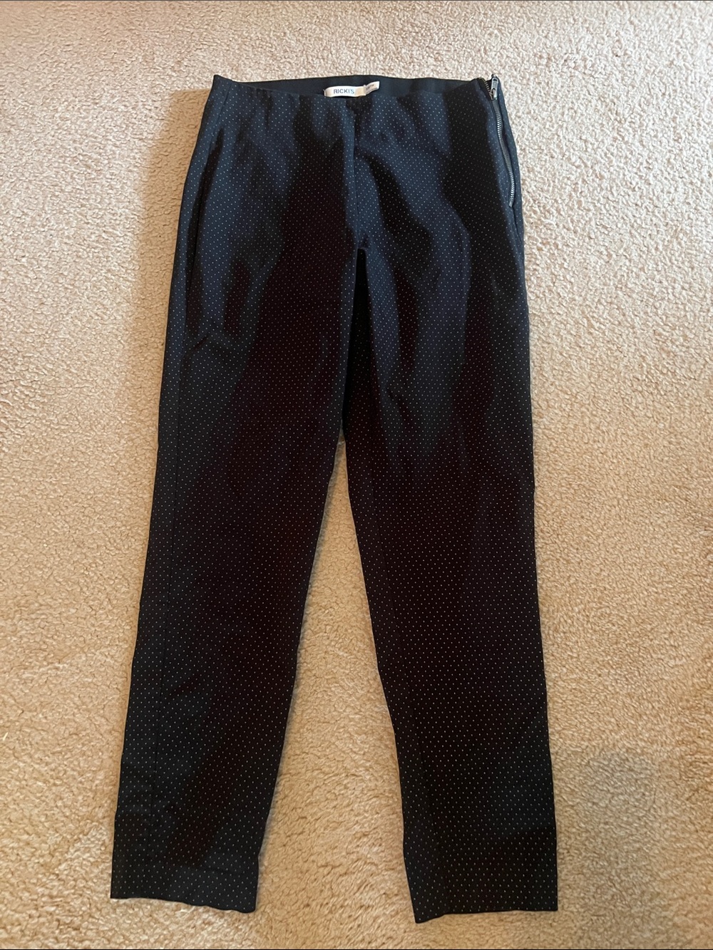 Ricki's Black Polka Dot Dress Pants